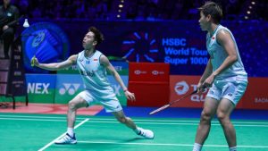 Waduh, Kevin Sanjaya Dilempar Raket oleh Pebulutangkis Denmark