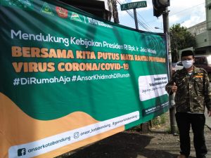 Ansor Kota Bandung Dukung Keputusan Presiden Tangani Virus Corona