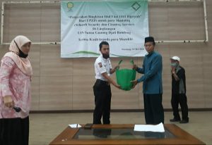 UPZIS UIN SGD Bandung Berikan 250 Santunan Idul Fitri 1441 H