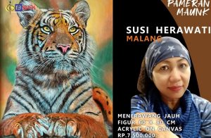 GBSRI bersama segenap Perupa Nusantara menyelenggarakan gerakan keprihatinan atas kelestarian Harimau Sumatera melalui event “Pameran Art For Maunk”, mulai Juli sampai Desember 2020, (Foto: Dok. GBSRI).