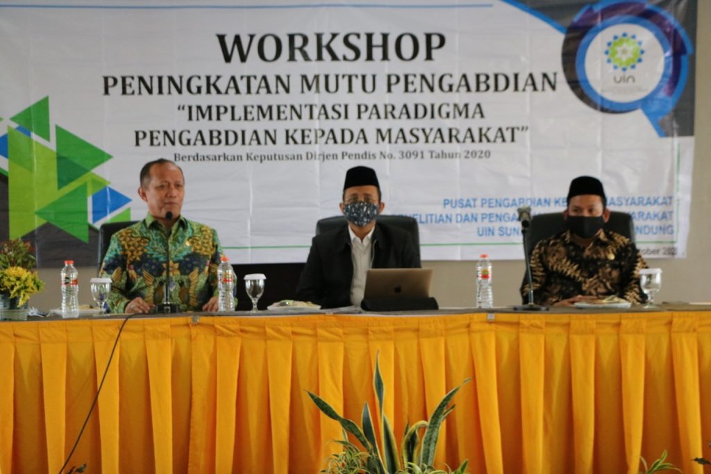 Workshop di LP2M UIN Bandung, Rektor: Perlu Mata Kuliah Metodologi Pengabdian
