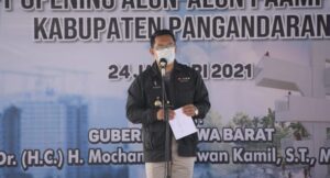 Gubernur Jabar Soft Opening Alun-alun Paamprokan Pangandaran