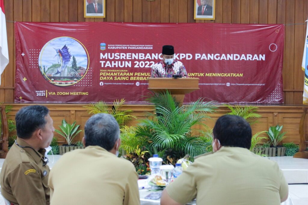 Ini yang Disampaikan Ketua DPRD Kabupaten Pangandaran pada Musrenbang RKPD Tahun 2022